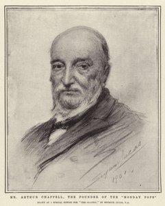Mr Arthur Chappell, il fondatore dei Monday Pops da John Seymour Lucas